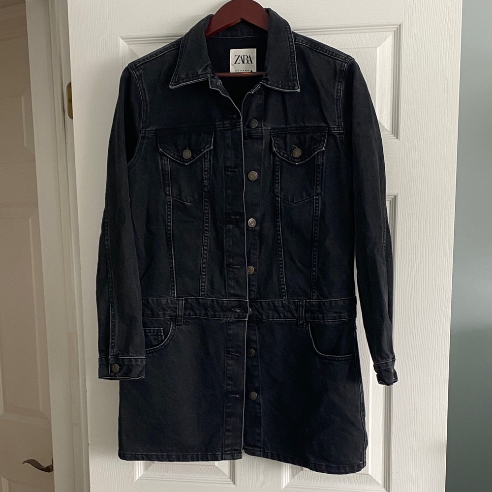 Zara Women's Dark Denim short dress